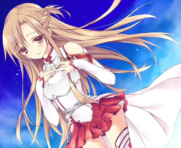 asuna (sword art online) drawn by sorai_shin'ya
