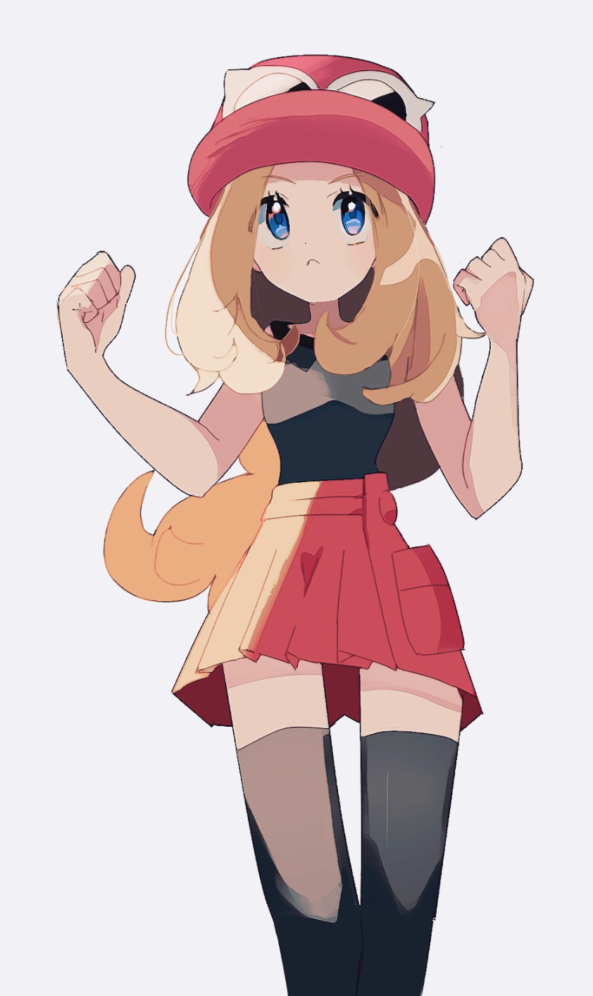 serena (pokemon and 1 more) drawn by piyo_(toripoke710)