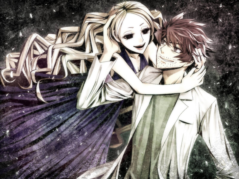 ozaki toshio and kirishiki chizuru (shiki) drawn by kazubi