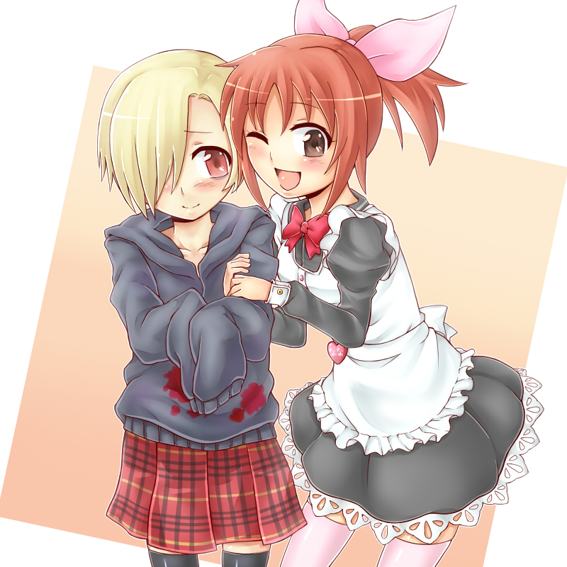 shirasaka koume and abe nana (idolmaster and 1 more) drawn by gagaga