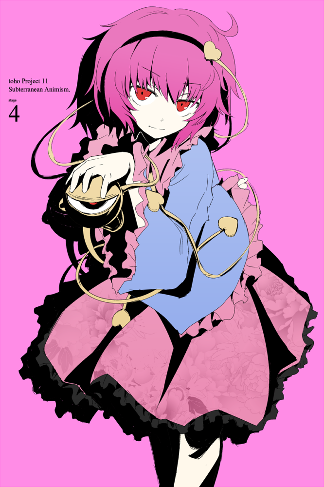 komeiji satori (touhou) drawn by tori_rui