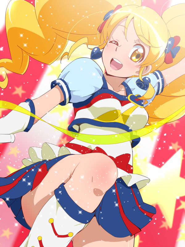 oomori yuuko and cure honey (precure and 1 more) drawn by tj-type1