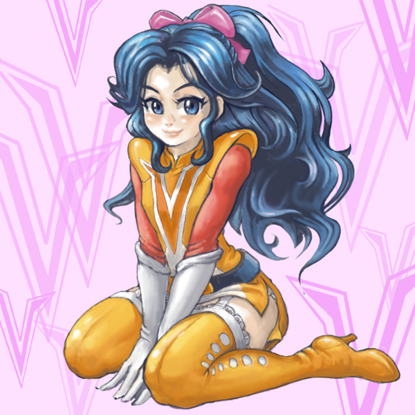 oka megumi (choudenji machine voltes v) drawn by pipipi