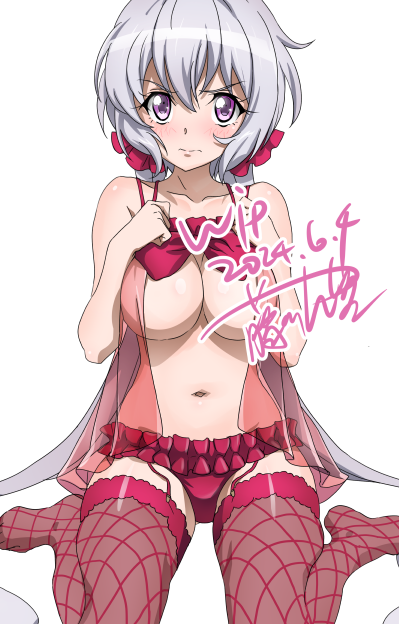 yukine chris (senki zesshou symphogear) drawn by fujikawa_daichi