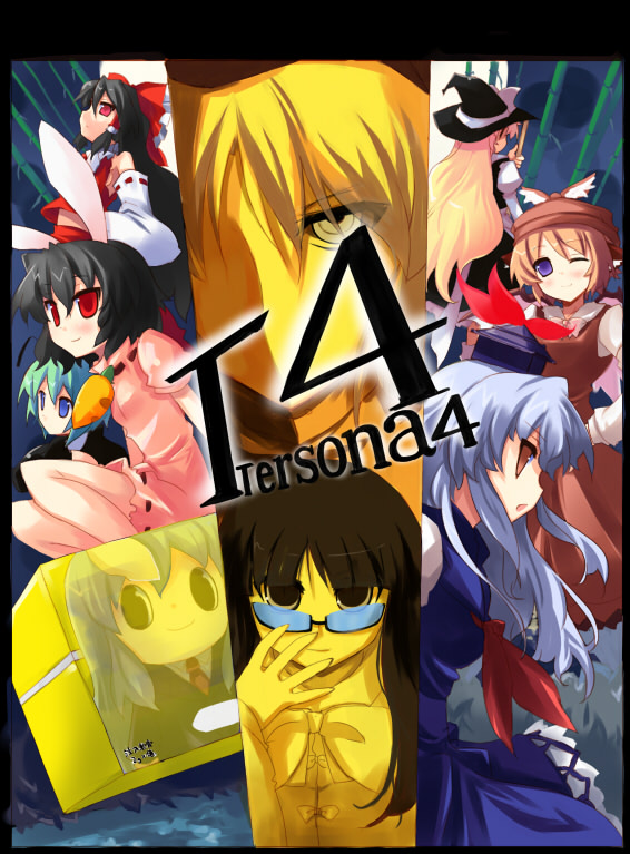 hakurei reimu, kirisame marisa, reisen udongein inaba, kamishirasawa keine, houraisan kaguya, and 4 more (touhou and 2 more) drawn by shin_(new)