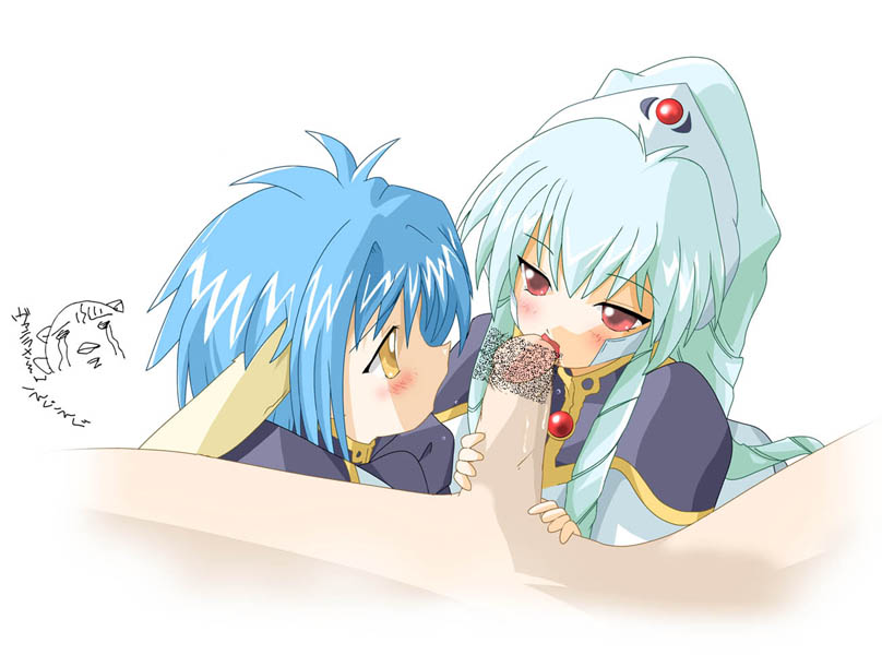 mint blancmanche and vanilla h (galaxy angel) drawn by yuumin