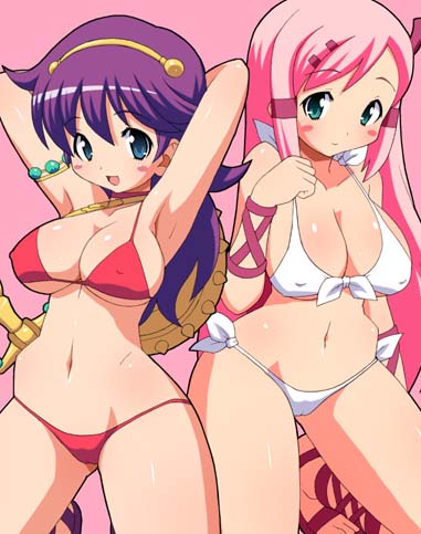 princess athena and helene (athena) drawn by shishimaru_ken'ya