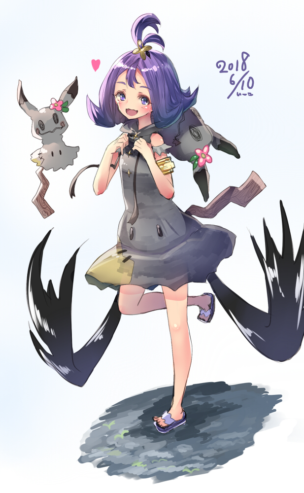 mimikyu and acerola (pokemon and 1 more) drawn by e-co