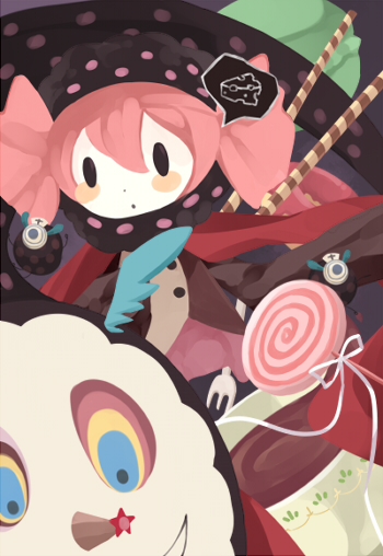 charlotte and pyotr (mahou shoujo madoka magica) drawn by shrie