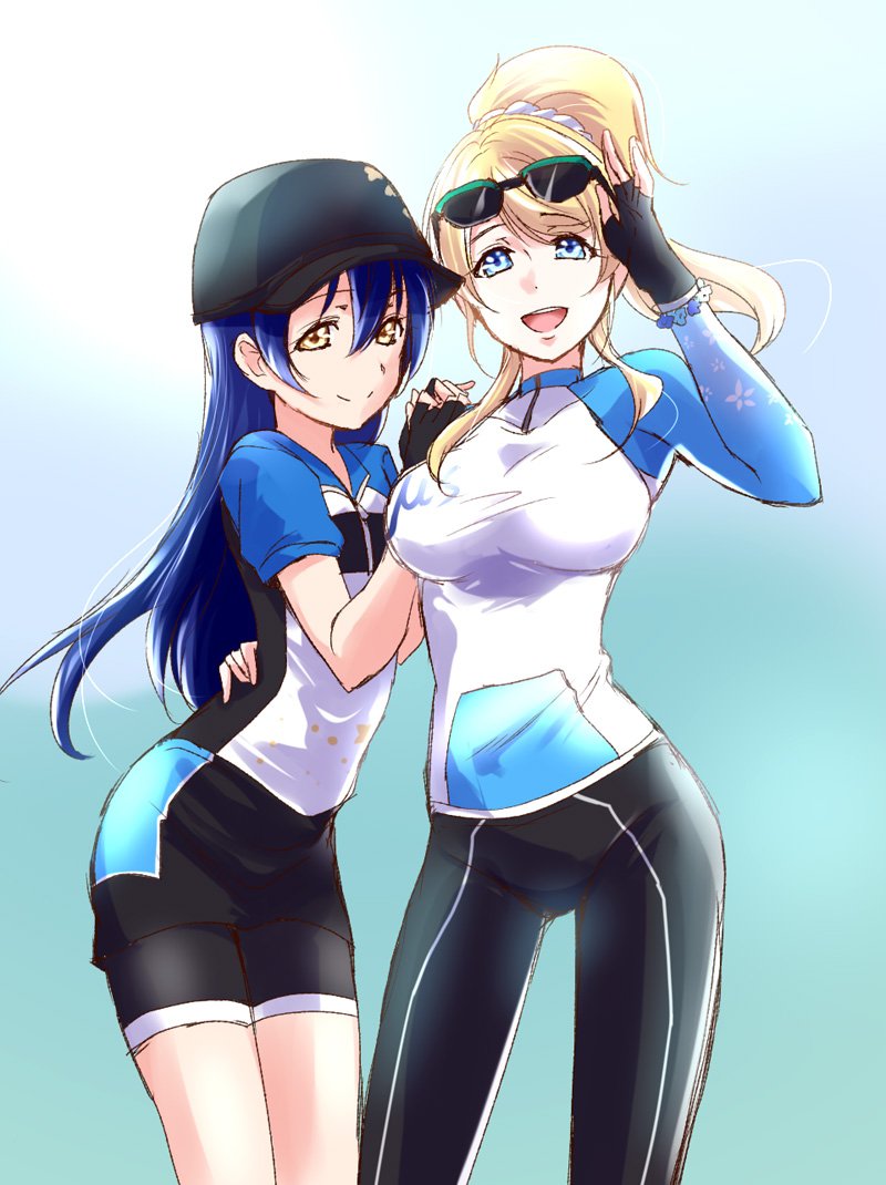 sonoda umi and ayase eli (love live! and 2 more) drawn by urutsu_sahari