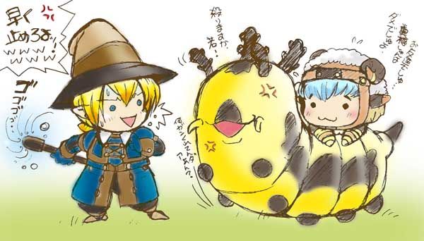 adventurer, black mage, beastmaster, and crawler (final fantasy and 1 more)