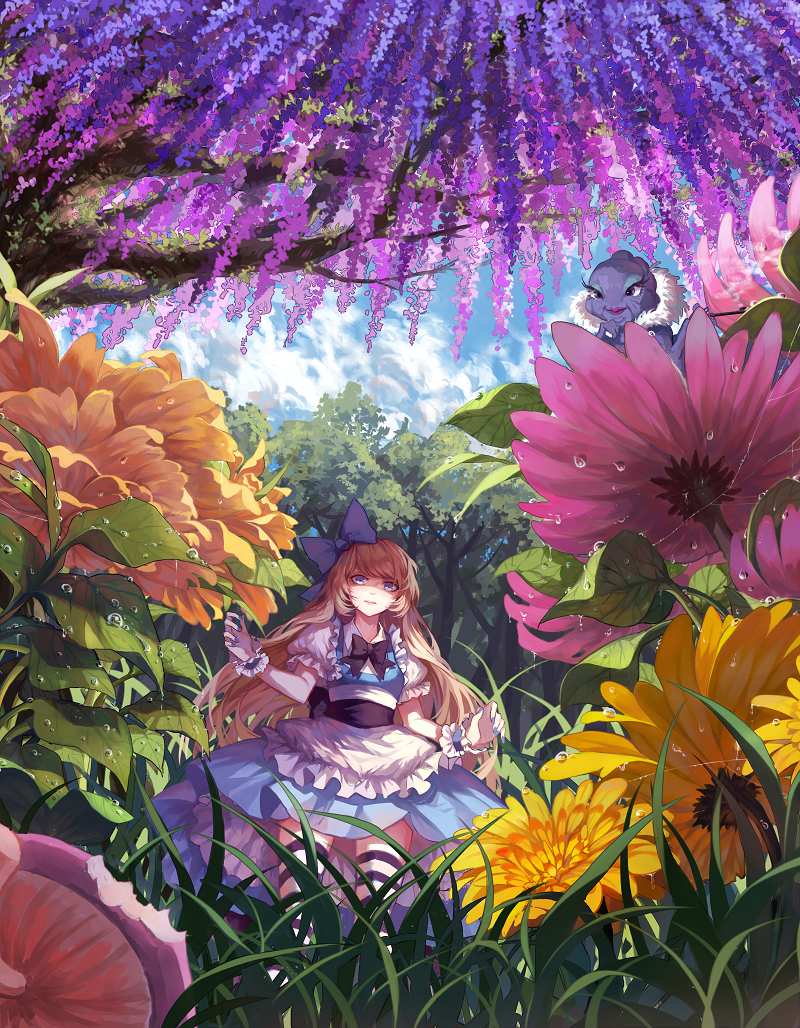 alice (alice's adventures in wonderland) drawn by kaneblob