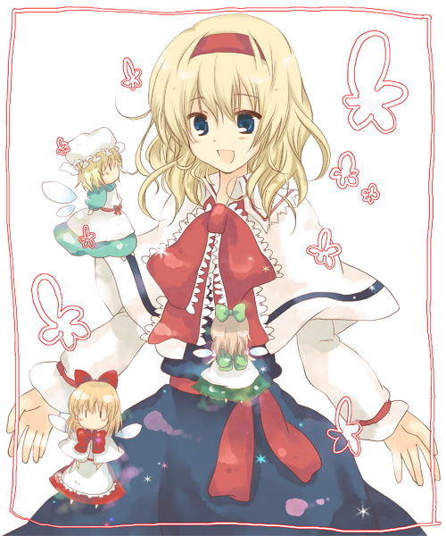 alice margatroid and shanghai doll (touhou) drawn by akarino_(yucco)
