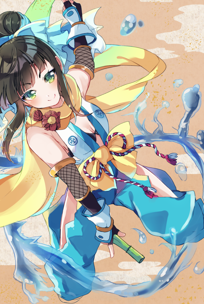 hamaguchi ayame (idolmaster and 2 more) drawn by ikusa_(puchi)