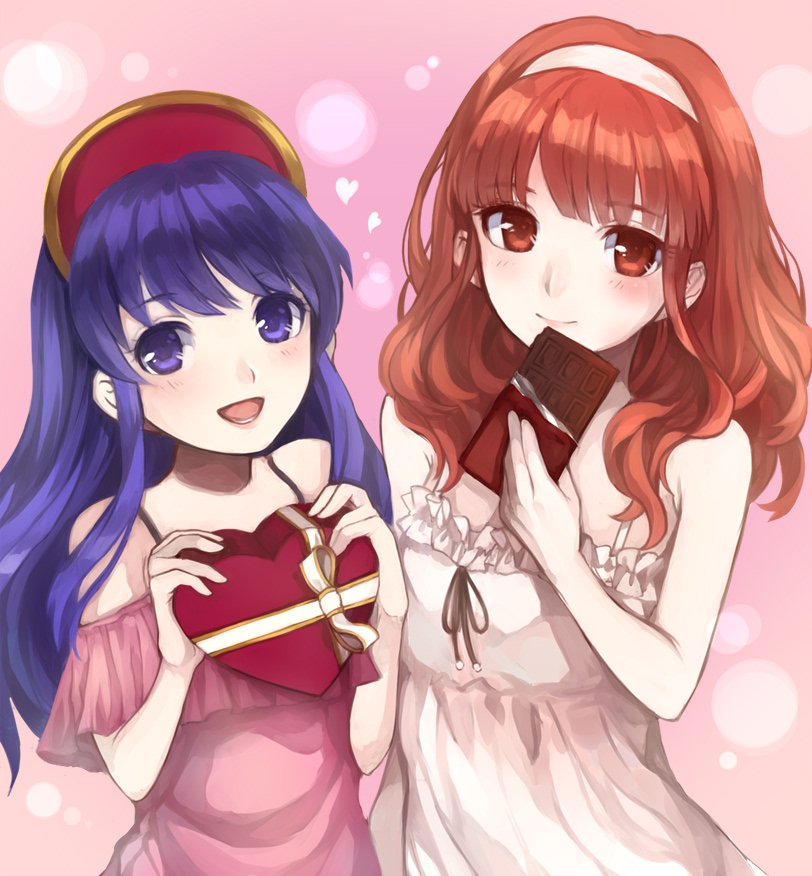 celica and lilina (fire emblem and 2 more) drawn by jurge