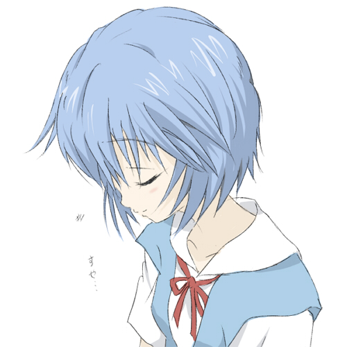 ayanami rei (neon genesis evangelion) drawn by core_(mayomayo)