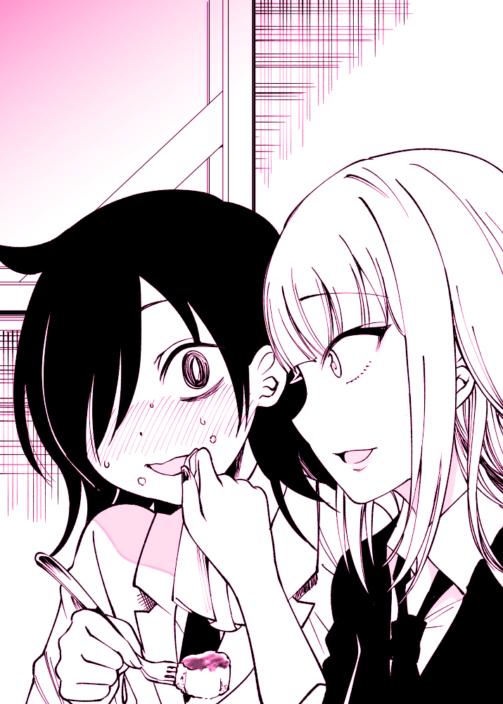 kuroki tomoko and katou asuka (watashi ga motenai no wa dou kangaetemo omaera ga warui!) drawn by sakayama_shinta