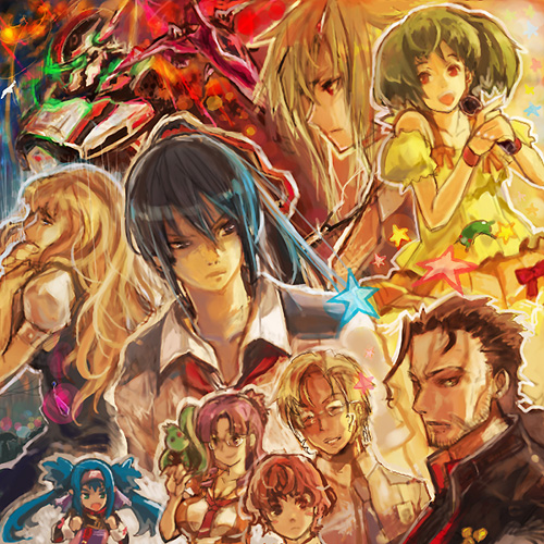 sheryl nome, ranka lee, saotome alto, klan klein, mikhail buran, and 4 more (macross and 1 more) drawn by nd