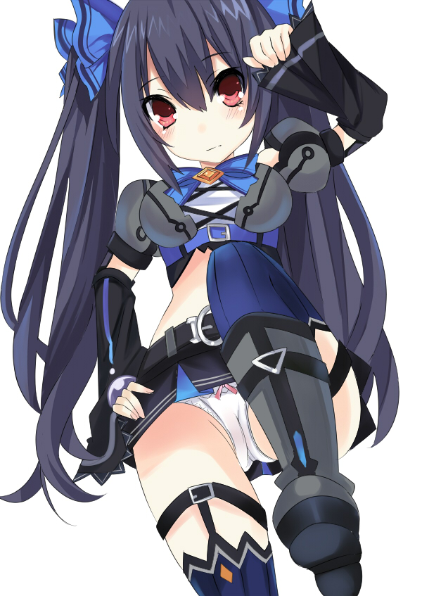 noire (neptune and 1 more) drawn by mikan_no_shiru