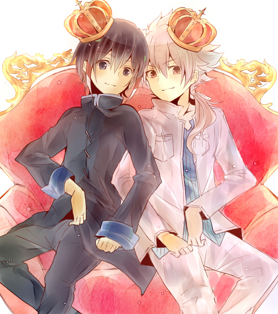 hakuryuu and shuu (inazuma eleven and 1 more) drawn by anko0308