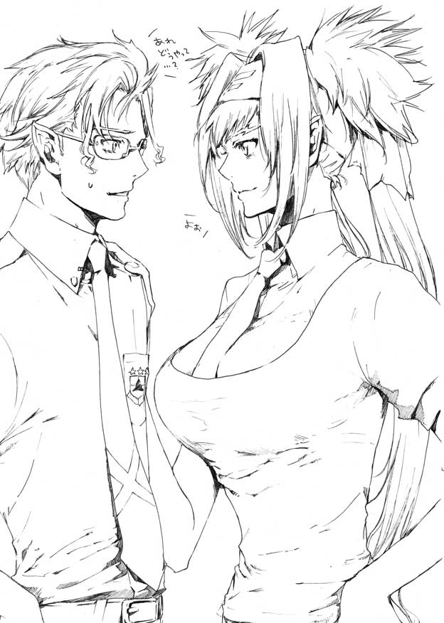 klan klein and mikhail buran (macross and 1 more) drawn by saitou