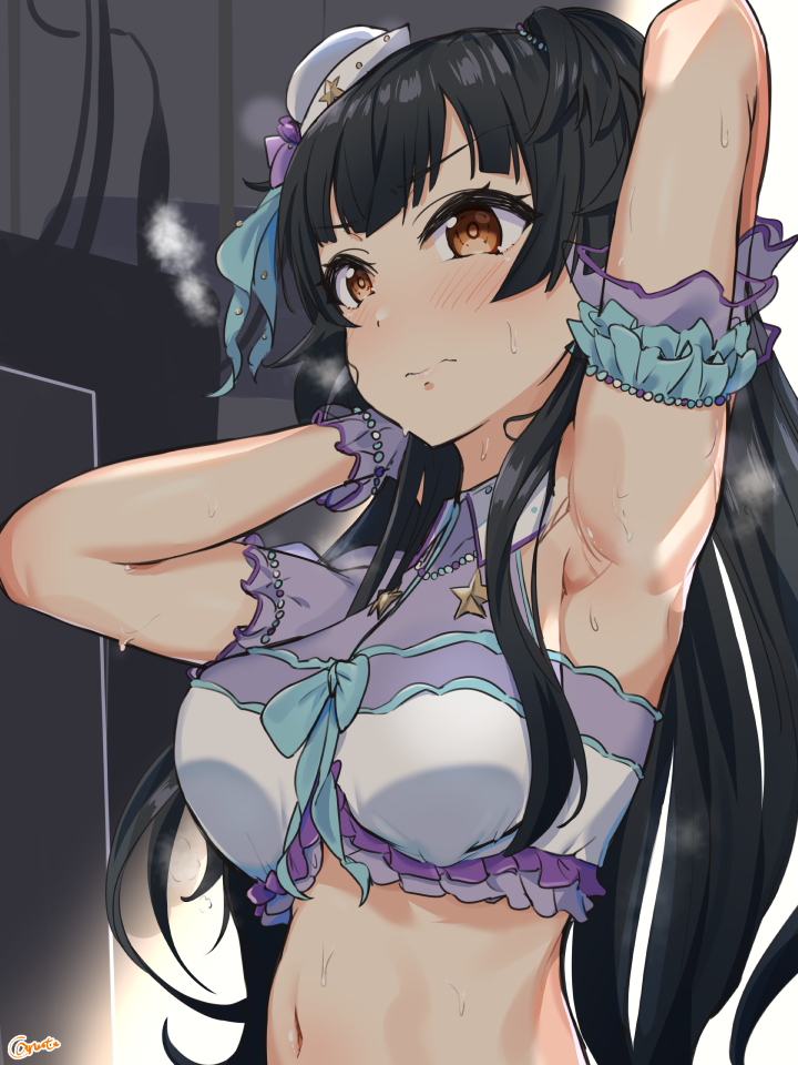mayuzumi fuyuko (idolmaster and 1 more) drawn by caruta
