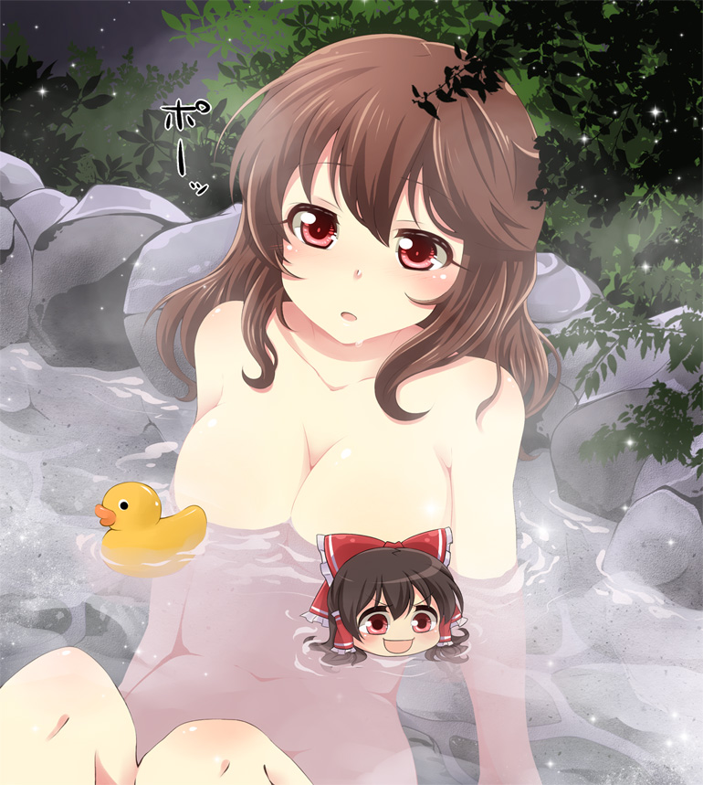 hakurei reimu (touhou) drawn by haruki_(colorful_macaron)