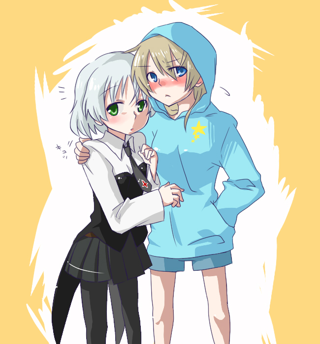 sanya v. litvyak and eila ilmatar juutilainen (world witches series and 1 more) drawn by chikiso