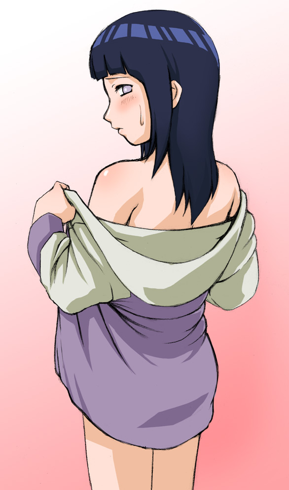 hyuuga hinata (naruto and 1 more) drawn by oreshika