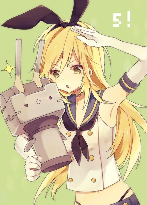 shimakaze and rensouhou-chan (kantai collection) drawn by eve_(meltdown)