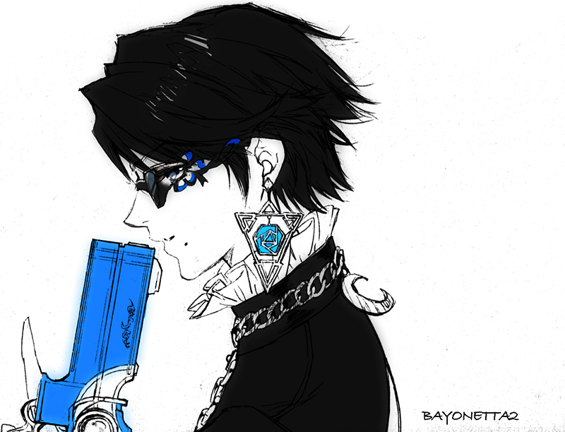 bayonetta (bayonetta and 1 more) drawn by nanami_(fuku)