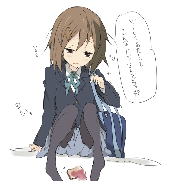 hirasawa yui (k-on!) drawn by core_(mayomayo)