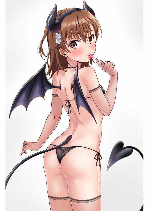 misaka mikoto (toaru majutsu no index and 1 more) drawn by isshi_pyuma