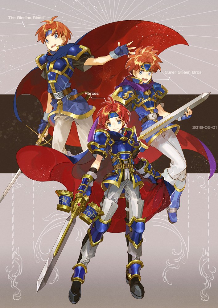 roy (fire emblem and 3 more) drawn by noki_(affabile)