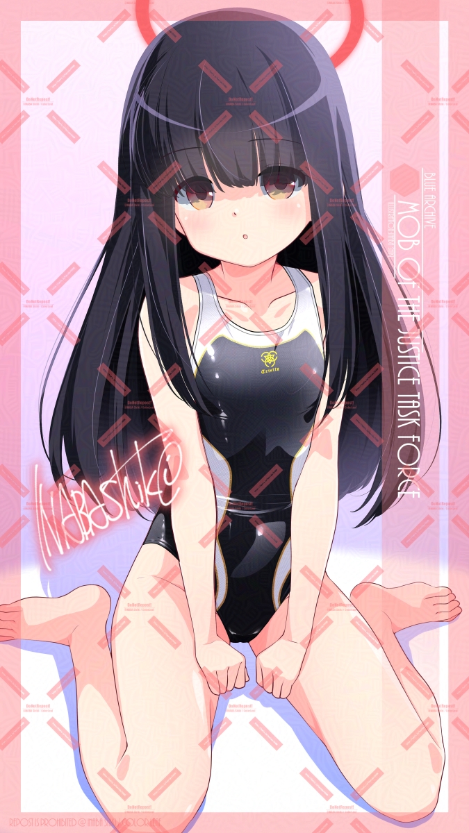 justice task force member (blue archive) drawn by inaba_shiki