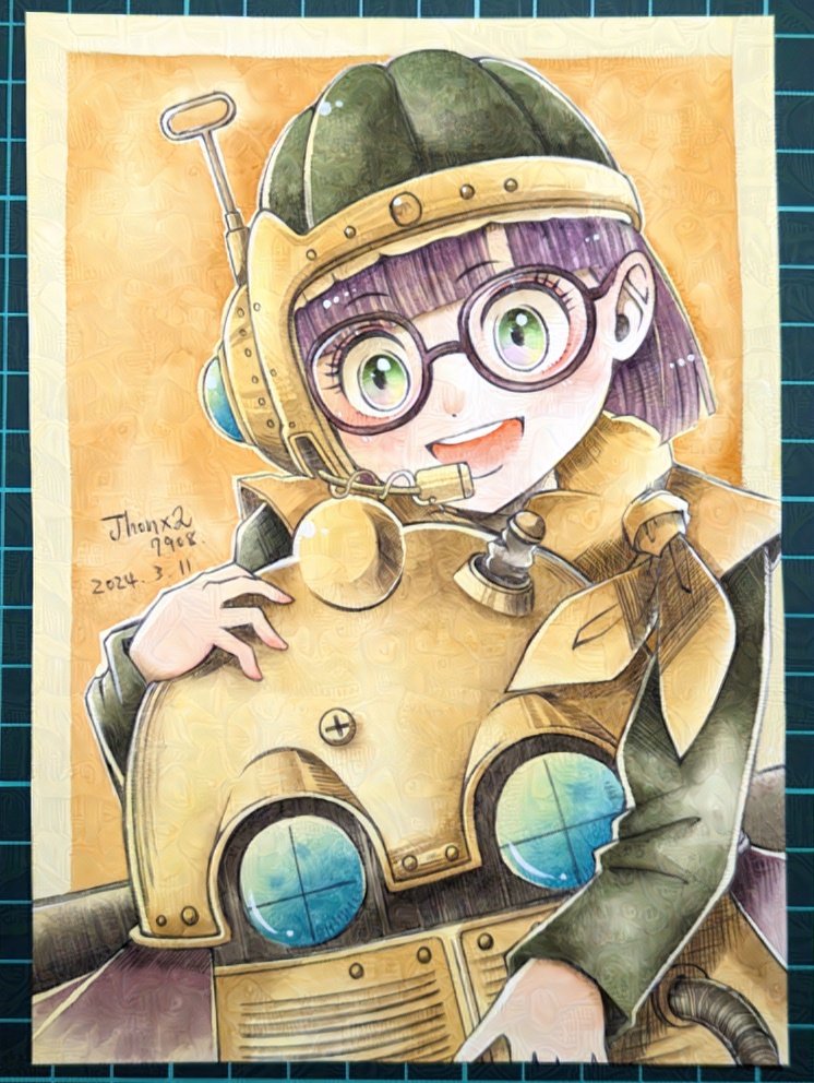 lucca ashtear and robo (chrono trigger) drawn by jhon_jhon