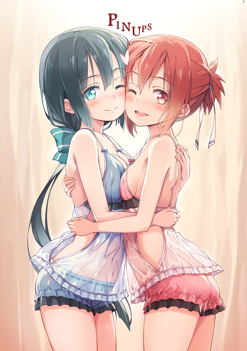 yuuki yuuna and tougou mimori (yuusha de aru and 1 more) drawn by michairu
