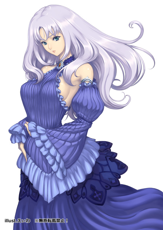 annelotte and knight princess annelotte (queen's blade and 1 more) drawn by eiwa