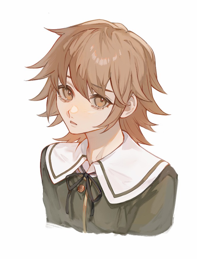 fujisaki chihiro (danganronpa and 1 more) drawn by yoruirooo777