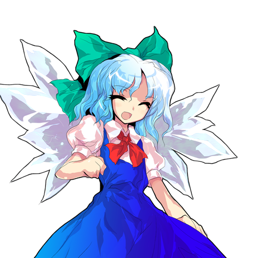 cirno (touhou and 1 more) drawn by alphes