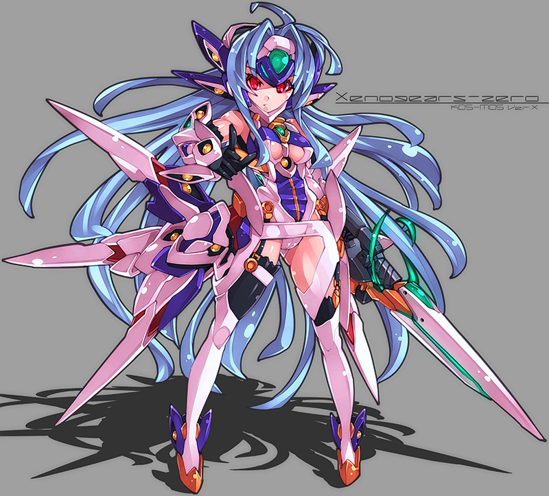 kos-mos (xenosaga and 1 more) drawn by mk-5