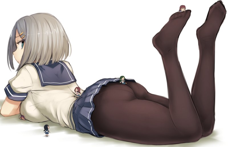hamakaze and fairy (kantai collection) drawn by utopia_(utopiavl)