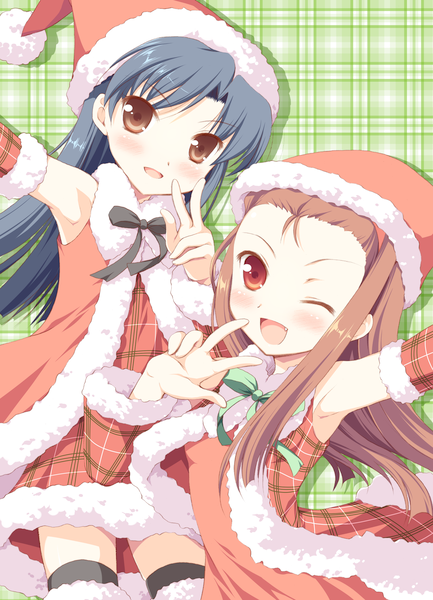 kisaragi chihaya and minase iori (idolmaster and 1 more) drawn by komi_zumiko