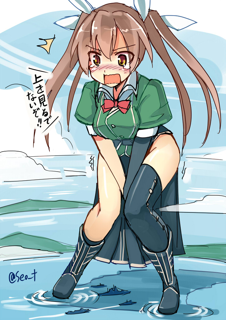 tone and tone kai ni (kantai collection) drawn by seo_tatsuya