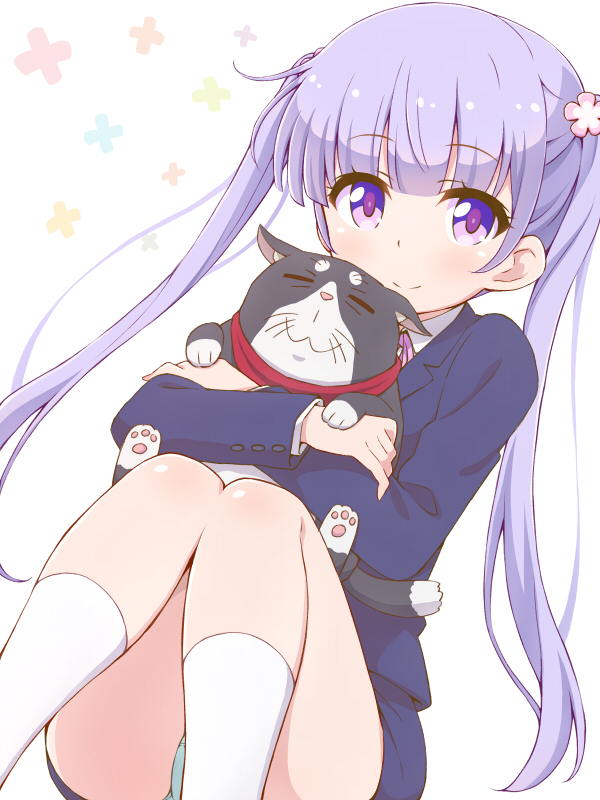 suzukaze aoba and mozuku (new game!) drawn by pikuharu