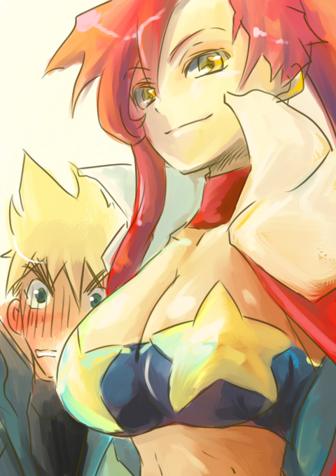 yoko littner, kittan bachika, and space yoko (tengen toppa gurren lagann) drawn by soyoking