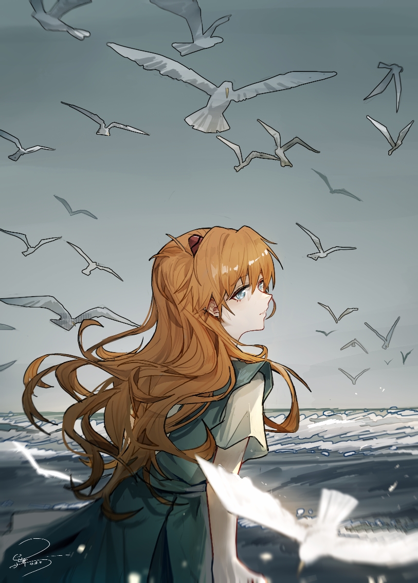souryuu asuka langley (neon genesis evangelion) drawn by yisjhui