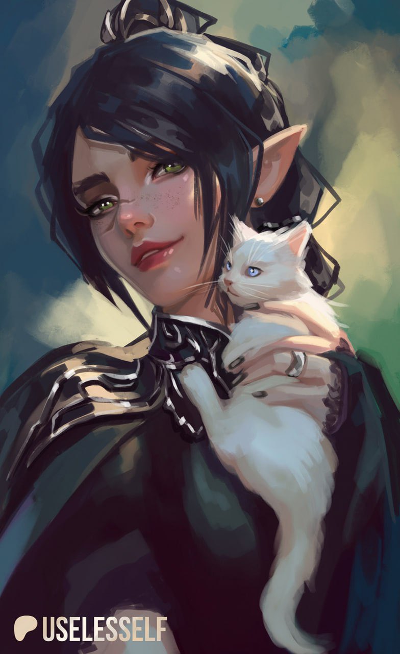 shadowheart (dungeons & dragons and 2 more) drawn by useless_elf