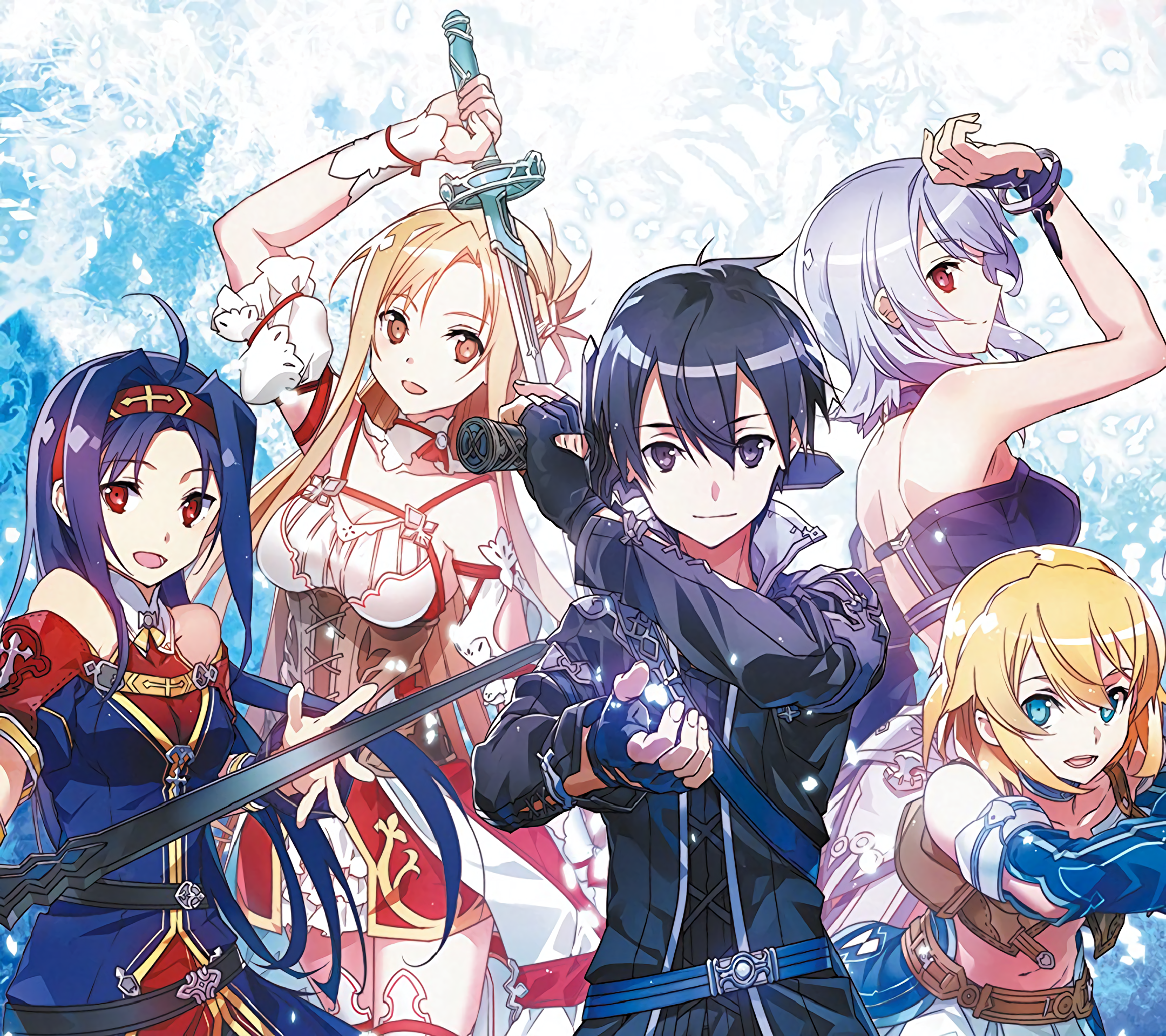 Asuna Kirito Yuuki Philia And Strea Sword Art Online Drawn By Abec Danbooru Asuna Kirito Yuuki Philia And Strea Sword Art Online Drawn By Abec Danbooru