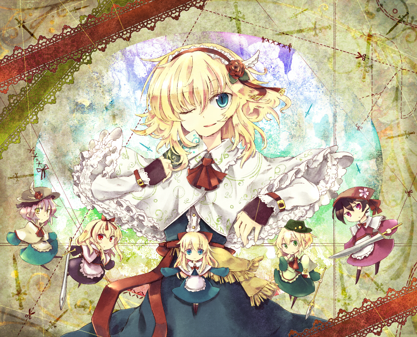 alice margatroid and shanghai doll (touhou) drawn by yuki_sasame